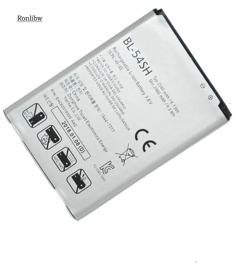 

Ronlibw BL-54SH Battery Replacement for LG Optimus G3 Beat mini G3s G3c B2MINI G3mini F7 F260 L90 D415 US780 LG870 US870 LS751
