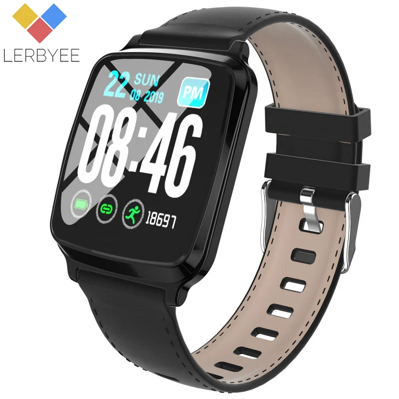 Lerbyee M8 Смарт-часы 1," полный экран сенсорный мужской водонепроницаемый мульти-спортивные режимы Монитор артериального давления фитнес-трекер