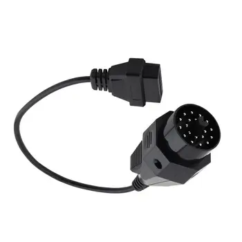 

OBD OBD II Adapter for 20 pin to OBD2 16 PIN Female Connector e36 e39 X5 Z3 for 20pin New