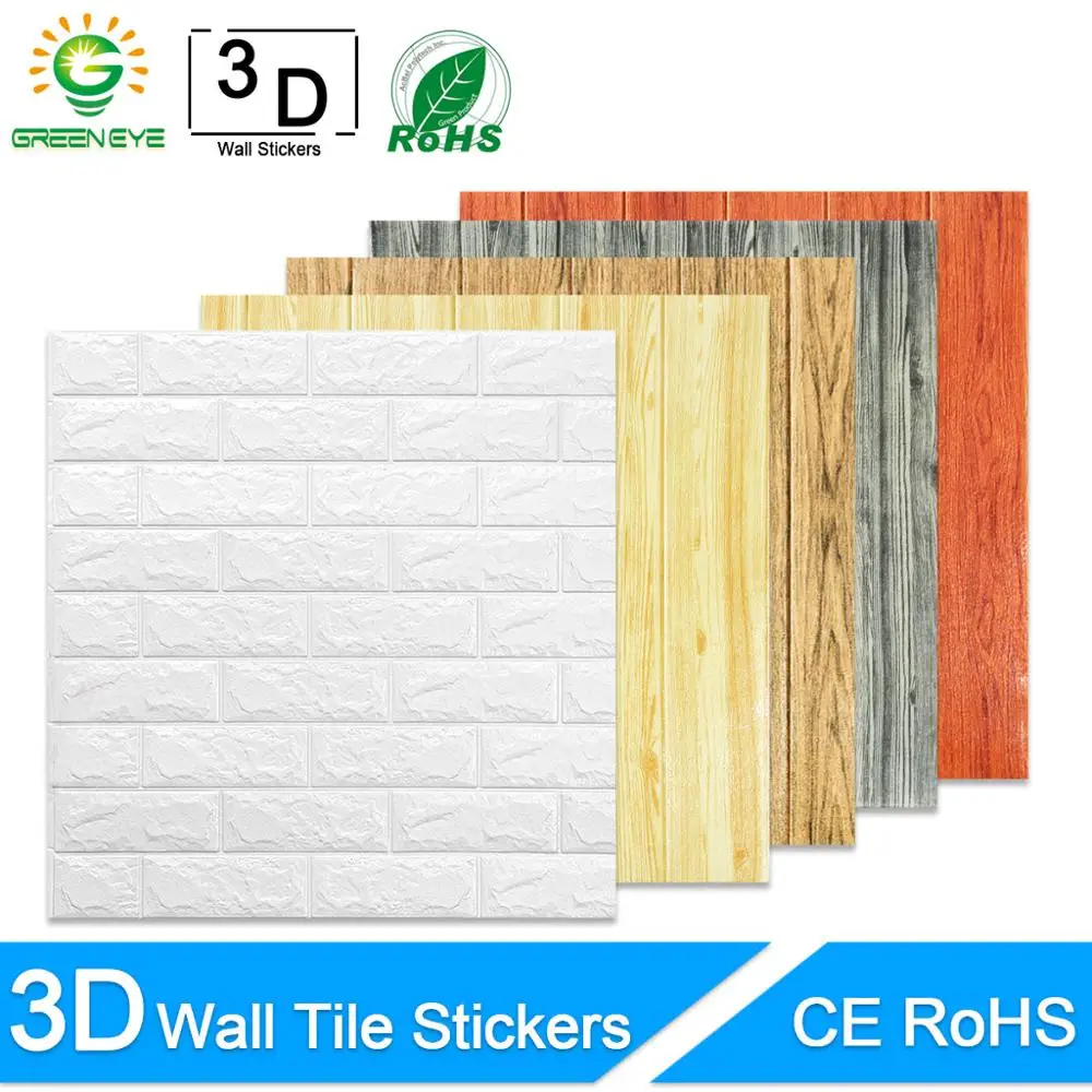 

3D Wall Stickers Marble Brick Peel and Self-Adhesive Wall paper Waterproof DIY Kitchen Bathroom Home Wall Decal Sticker Vinyl