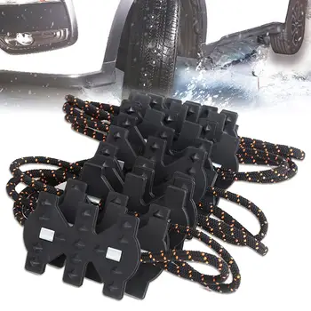 

1 Set 4 Chains Balance Design Truck Car Wheels Tyre Tire Snow Ice Chains Belt Winter Anti-Skid Auto SUV Wheel Chain Winter Strap
