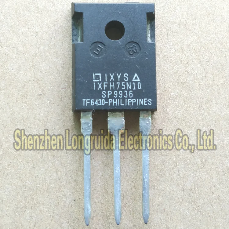 10 шт. IXFH75N10 75N10-247 MOSFET транзисторы 75A 100V