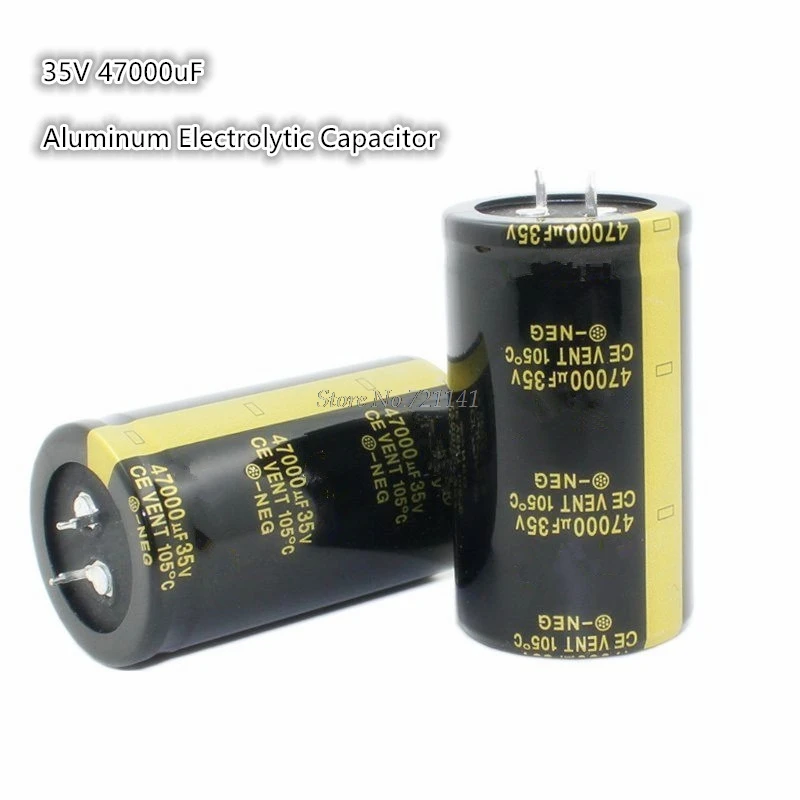 35V 47000 мкФ 35X60 мм алюминиевый электролитический конденсатор высокая частота низкая ESR-40-105C/-40-221F конденсатор через отверстие diymore