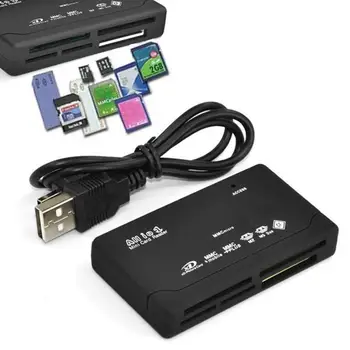

All in One Card Reader TF MS M2 XD CF Micro SD Carder Reader USB 2.0 480Mbps Card Reader Mini Memory Cardreader with Date Line