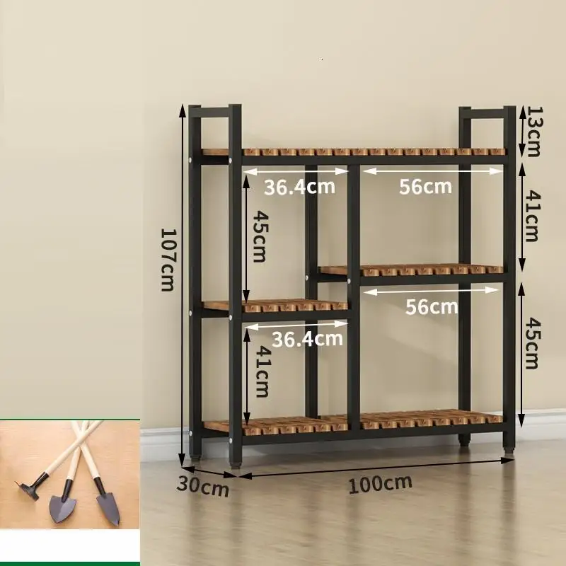 Number 1 Madera Etagere горшок для растений Soporte Plantas интерьерные леса Porta Piante лестница для балкона полка для растений Dekoration подставка для цветов - Цвет: Number 1