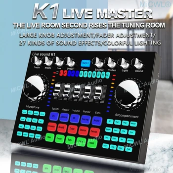 

Digital Smartphone Computer Mixer 2 Channel PC Mobile Phone Network Live Video Recording Sound Mixing Console Preamps Card