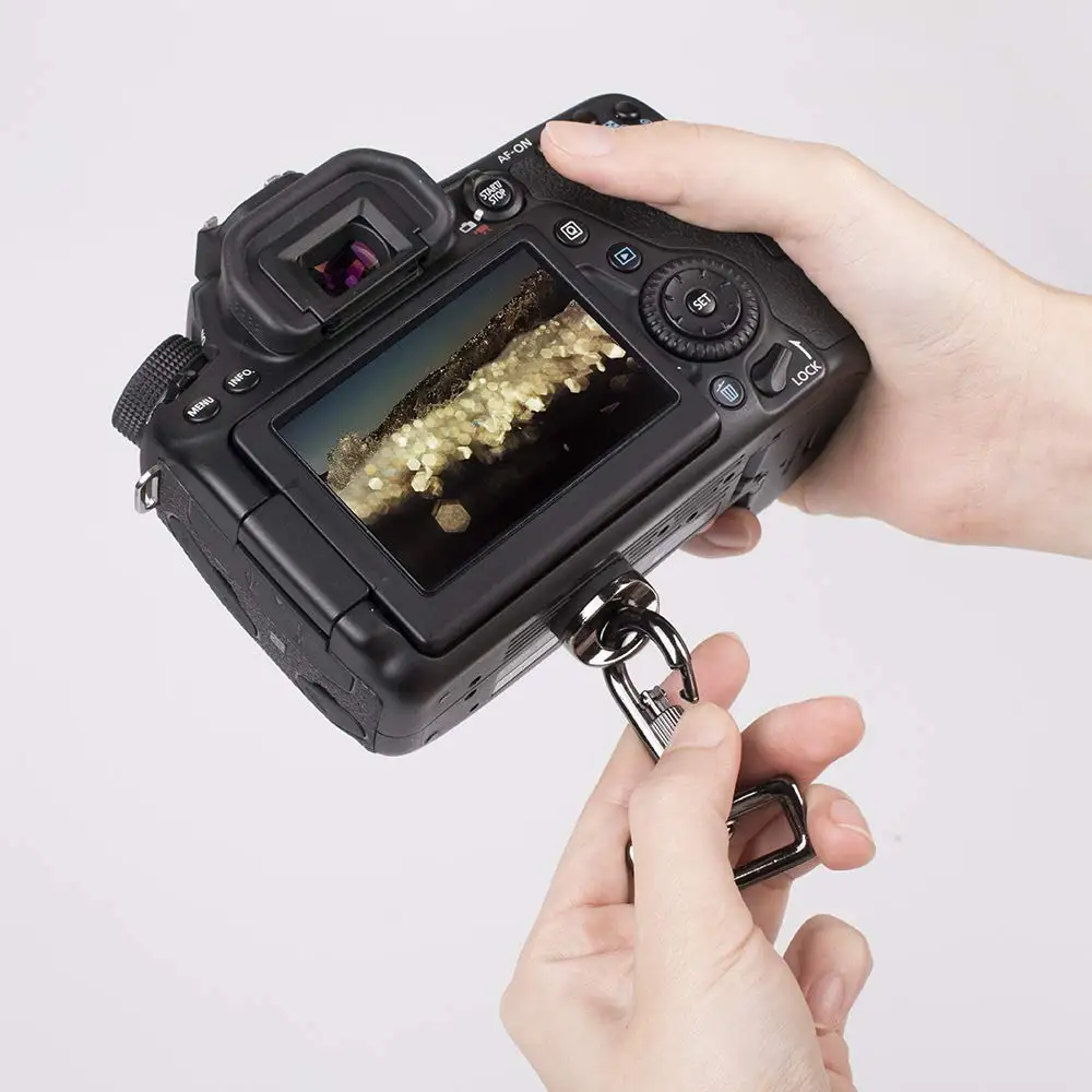 DSLR камера 1/" винт Соединительный адаптер+ 1/4" металлический крючок для плечевого ремня быстрый шейный ремень аксессуары