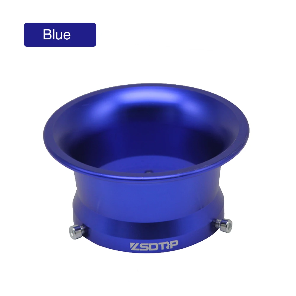 ZSDTRP 63 мм KEIHIN PWK34 36 38 40 42 мм Конкурентоспособная мото Модифицированная карбюратор воздушный фильтр чашка ветер чашка цветная чашка с рожком алюминий - Цвет: Синий