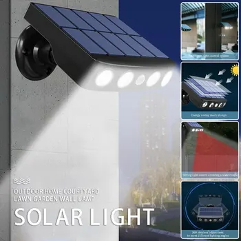 

Solar Powered PIR Motion Sensor Wall Light Outdoor Garden Security LED Lamp Outdoor Waterproof Solar Powered Light Motion Sensor