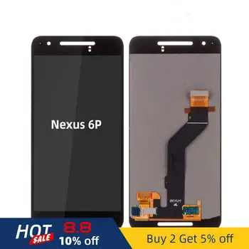 

Original AMOLED For Huawei Nexus 6P Display Touch Screen and Digitizer Assembly For Huawei Google Nexus 6P LCD Replacement