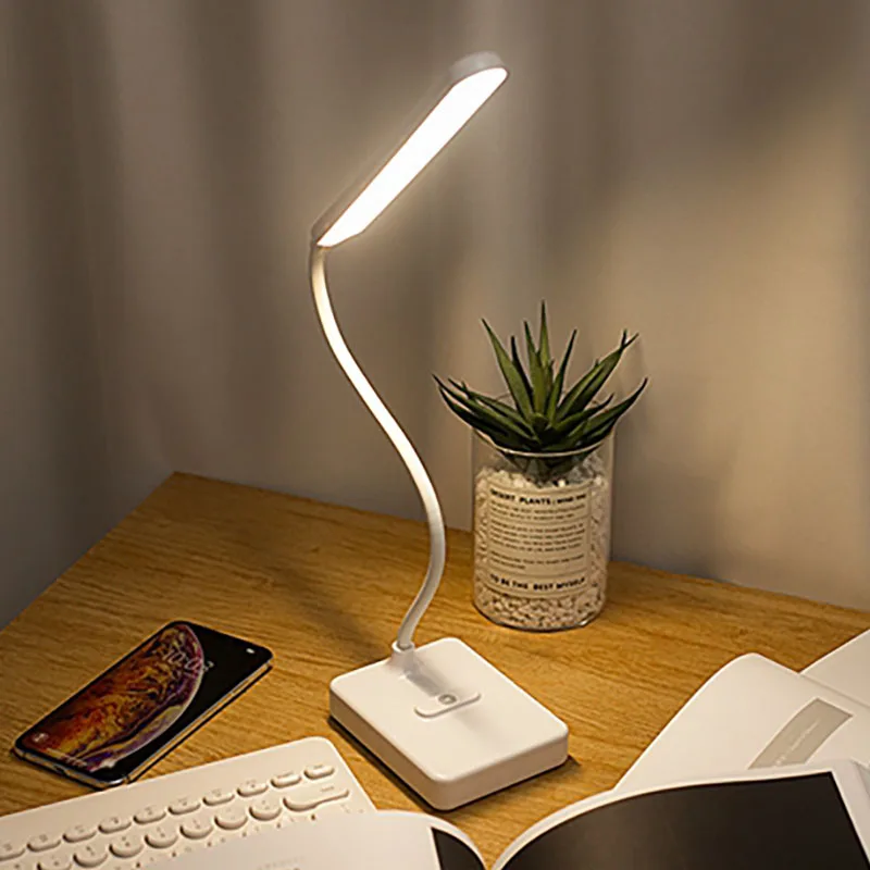 Пластиковый материал, сенсорный складной USB светодиодный светильник, гибкая защита для глаз, для чтения книг, для ноутбука, ПК, компьютера