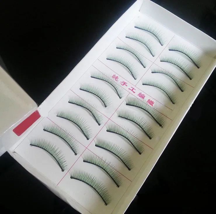 10 Pairs 3D Anime Dolls with False Eyelashes Short False Eyelashes Simulation Natural Curling Short Dolls Eyelashe