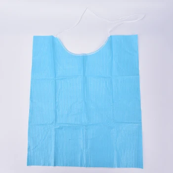 

10Pcs Lacing Bibs Sputa Pad Dental Materials Consumables Disposable Blue Color Neckerchief Medical Shop Towels