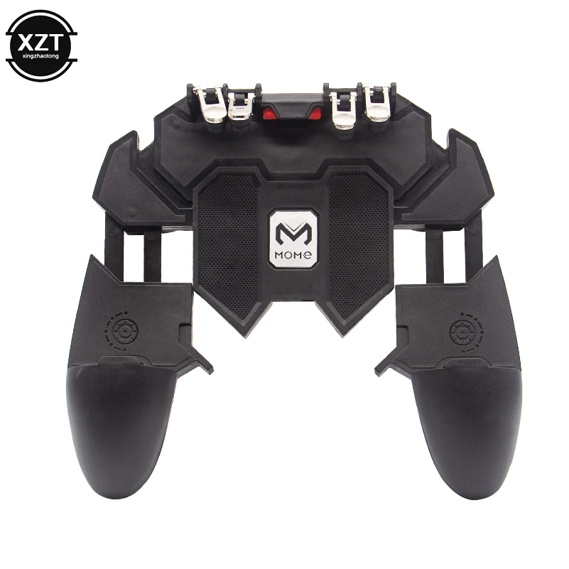 

AK66 Six Fingers Mobile Game Pubg Controller Gamepad Pad Triggers Free Fire Console Joystick For Android IOS Phone L1 R1 Trigger