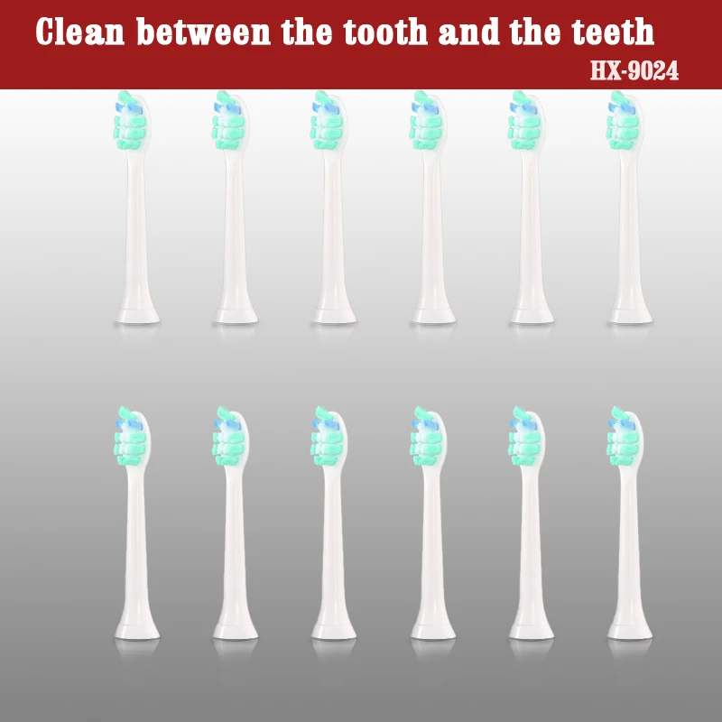9024-12 Съемные насадки для зубной щетки для philips sonicare Электрическая зубная щетка насадки зубных щеток для алмазной чистки 5 - Цвет: 9024-12