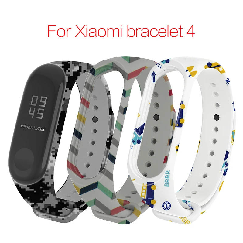 

6 Colors Silicone Wrist Strap for Xiaomi Mi Band 3 4 Replacement Wriststrap Bracelet for M3 M4 Sport Strap Smart Accessories