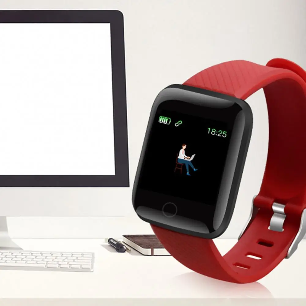 Newest Soft Silicone Band TPU Smart Watch Wristband Bracelet Strap Rope Replacement Adjustable For 116 Plus/D13/D18 Accessories