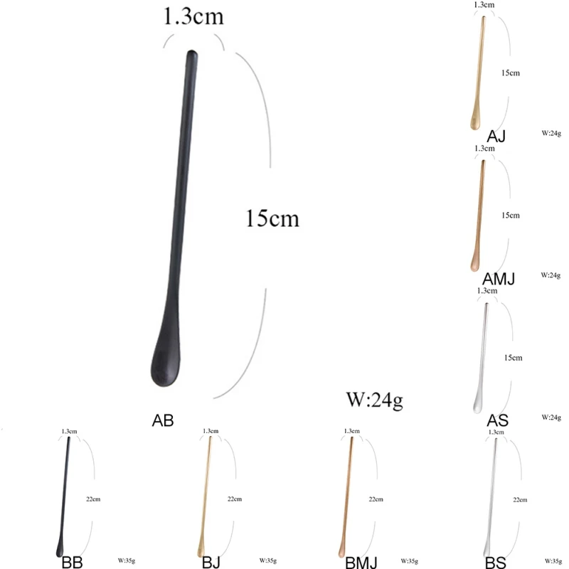 Японский стиль, нержавеющая сталь, длинная/короткая кофейная ложка, ледяная ложка, зеркальная полировка, ложка для десерта, кофе, перемешивания