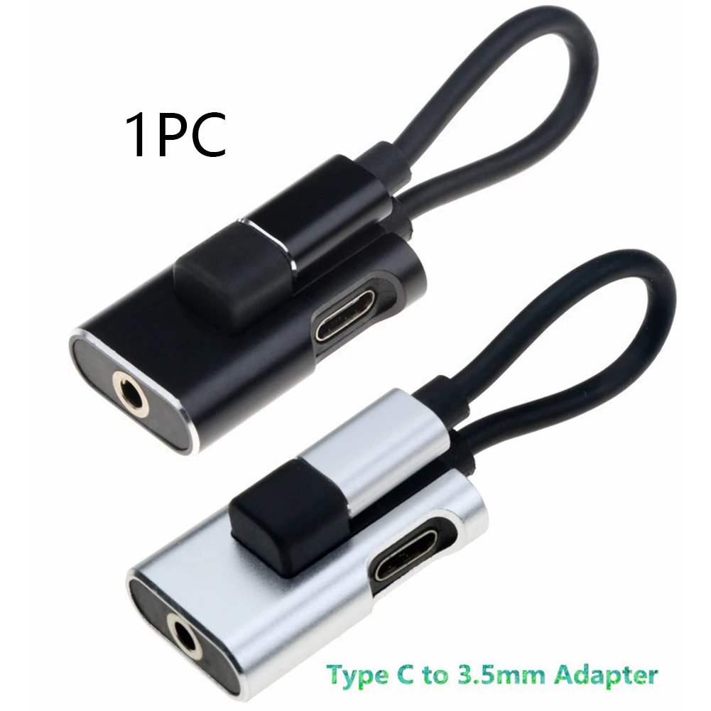 2 в 1 Прочный портативный аудио адаптер зарядный кабель маленькие USB наушники Plug And Play type C до 3,5 мм легкий в использовании