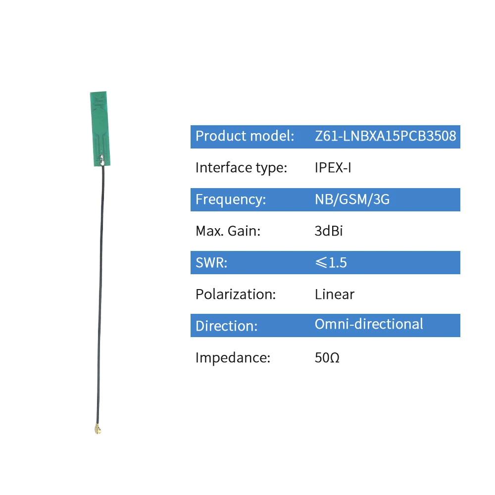 5pcs GSM Internal Antenna PCB NB-IoT NB Antenna Omni with IPX IPEX Adapter DTU Wireless Module Antena Phone Aerial TXGN-PCB-3508