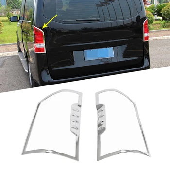 

2PCS Car Cover ABS Rear Tail Lamp Light Taillamp Trim For Mercedes Benz V-CLASS V250 V260 V220 W447 2014 2015 2016 2017
