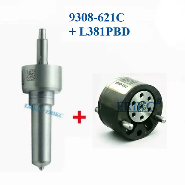 ERIKC 7135-646 инжектор Ремонтный комплект L381PBD Форсунка 9308z621C обратный клапан для Dacia EJBR05102D 28232251 166001137R - Цвет: L381PBD  9308-621c
