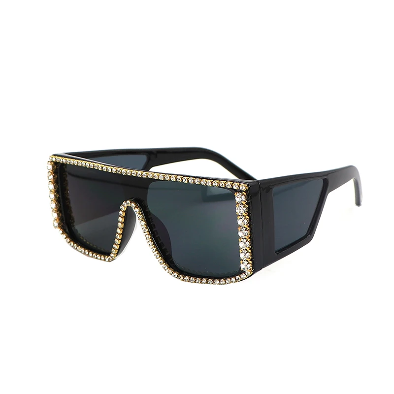 

Sunglasses Women Men Rhinestone Oversized Retro Vintage Sun Glasses Big Eyewear Outdoor Sports Punk Goggles Fashion Party