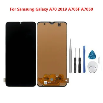 

1 Set Black LCD Screen + Full Touch Screen+ Tool Kit+phone Clip For Samsung Galaxy A70 A705 A705F