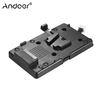 

Andoer BMD URSA Series Battery Plate V-Mount V-Lock Adapter 11V-16.8V Input and Output Power Supply for Mini Pro Camcorder