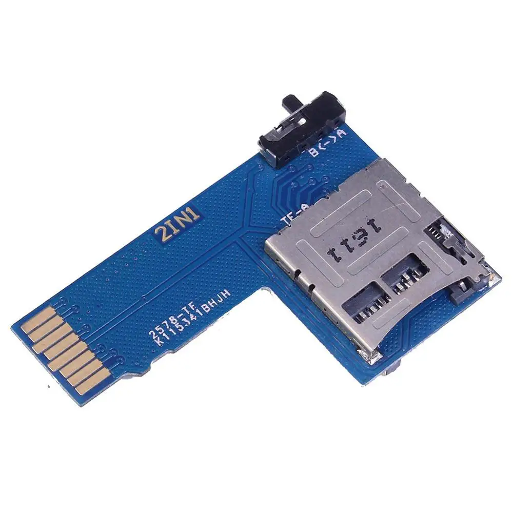 Карта памяти Micro SD Icstation 2 в 1 защитный модуль двойной системный коммутатор для