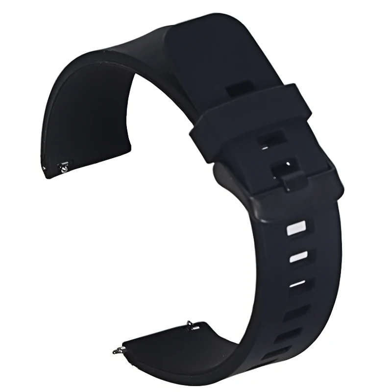 

18mm 20mm 22mm Silicone Band Strap Quick Release Watchband Bracelet for Samsung Active 2 Huami Huawei Smart Watch