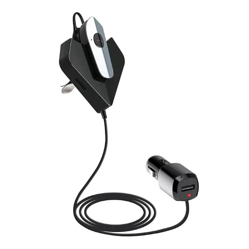 Bluetooth автомобильный fm-передатчик HandsfreeIn ушной дизайн более удобный носить вызов MP3 плеер USB зарядное устройство с гарнитурой