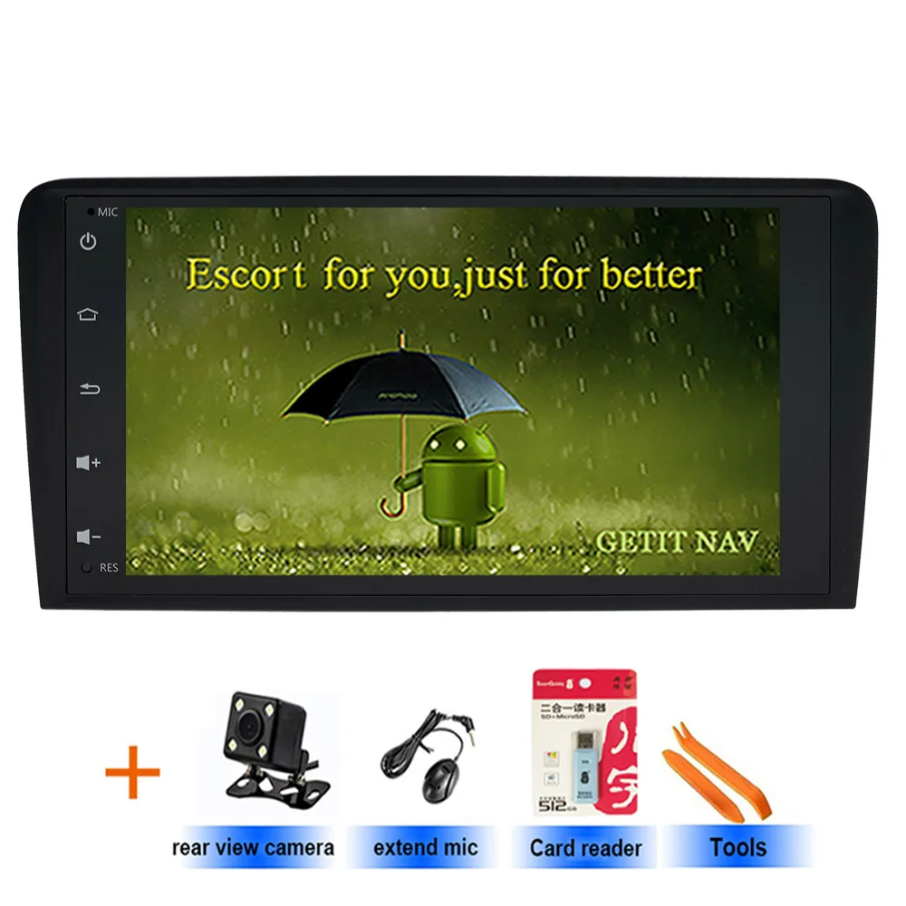 DSP ips 8 ''Android 10 Автомобильный gps для Audi A3 8P радио мультимедиа 2003-2012 S3 2006-2012 RS3 Sportback 2011 стерео плеер BT wifi - Цвет: DSP-IPS-Rear Camera