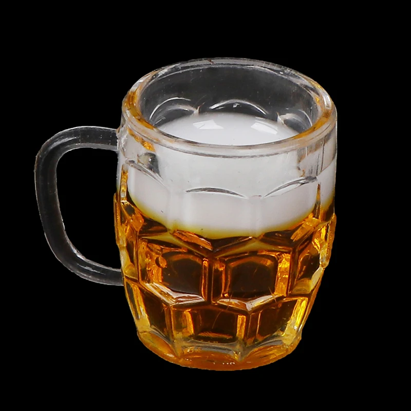

1pc cute Toy for Dollhouse 1/12 Miniature Scene Model Scale Dollhouse Accessories Mini Beer Cup Mug Kid Toy