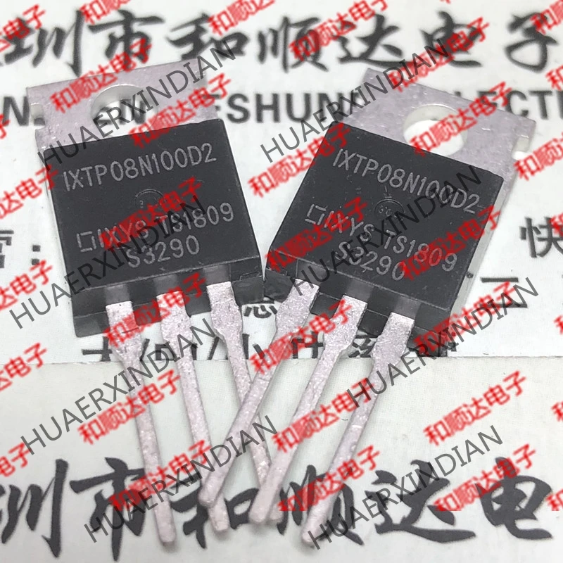 5 шт., новые оригинальные кнопки IXTP08N100D2-220 1000V 800mA
