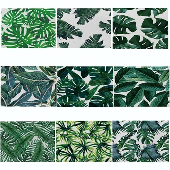 

Non-Slip Chic Tropical Plants Tableware Pad Dining Table Mat Heat Insulation Placemats Flamingo Green Leaf Cactus Bowl Coaster