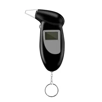 

Lcd Display Digital Alcohol Tester Plastic Breathalyzer Analyzer Detector Professional Police Alert Breath Alcohol Tester
