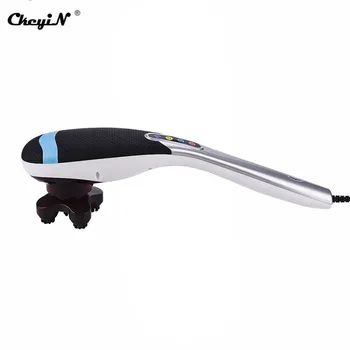 

Auto Electric Neck Massager Handheld Hammer Infrared Massage Back Waist Leg Body Relax Cervical Vertebra Roller Massage Stick
