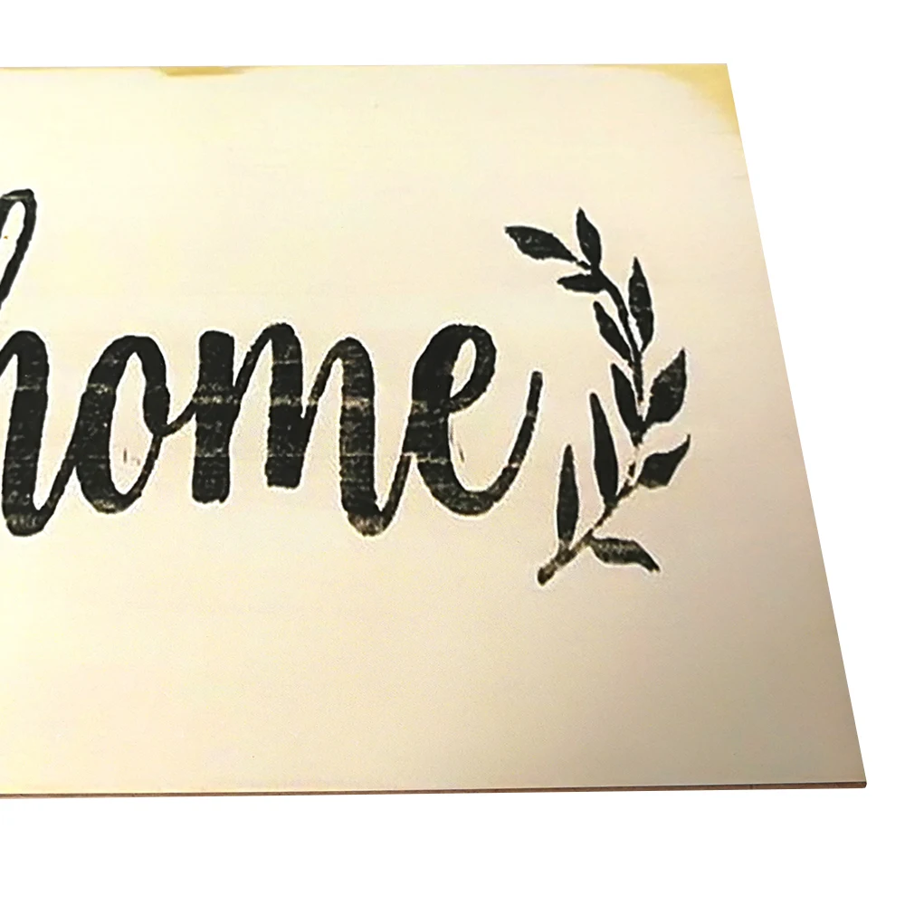 Party Wediing Decoration Home Sweet Home Script Design Large Rustic Wood Sign Distressed Solid Plaque