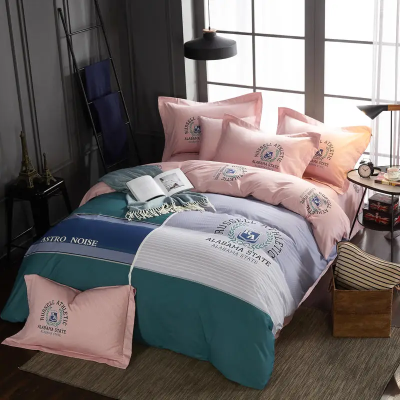 Набор постельных принадлежностей набор постельного белья в полоску