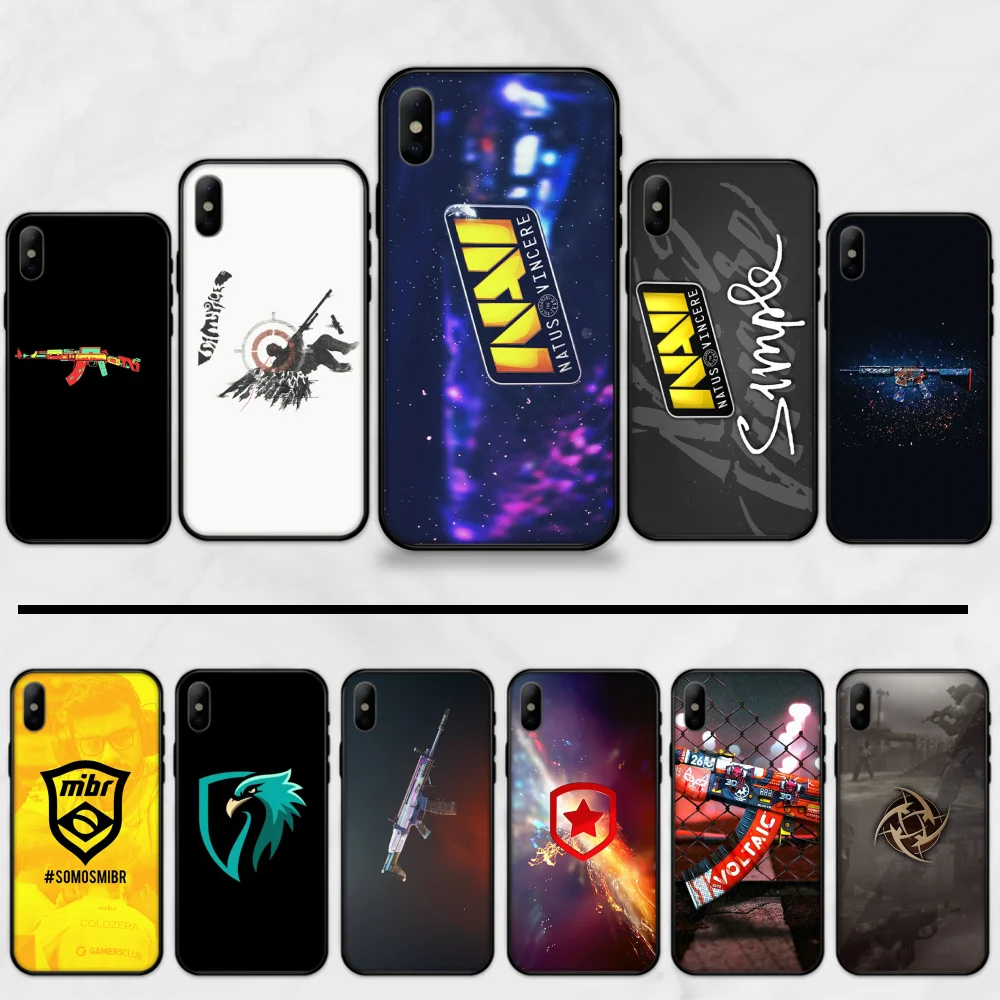 Мягкий Силиконовый ТПУ чехол для телефона Cs go Navi s1mple iphone 5 5S SE 5C 6 6S 7 8 plus X XS XR 11 12 mini