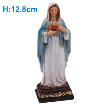 

Heart of Mary Virgin Mary Statue Figure For Home Tabletop Decor Statue Figurine