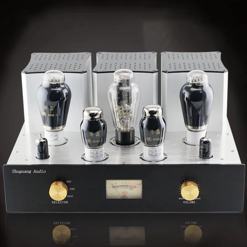 

TZT Shuguang Audio SG-300B Super Deluxe Classic Version Tube Amplifier Single-Ended Hifi Tube Amp Boasts Good Sound ​