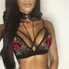 Sexy Lace Trim Bralette Jacquard Perspective Spaghetti Straps Camisoles Fashion Women Intimates Black Tank Plus Size 3X ► Photo 2/6