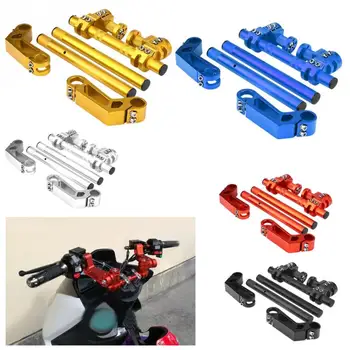 

1 Set 7/8" 22mm Adjustable CNC Motorcycle Steering Handlebar System for 125cc Pit Bike Dirt Bike Universal