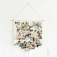 Pin Wall Display Banner Enamel Lapel Badge Flag Canvas Wall Banner Room Decor 1