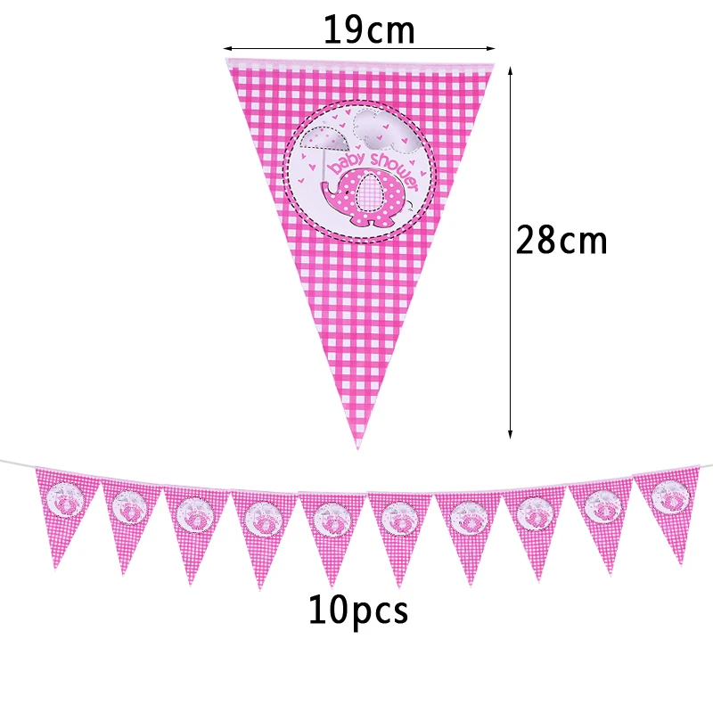 Baby Shower вечерние Декор Фольга воздушный шар в виде симпатичного слона, одноразовая посуда Бумага пластины чашки для мальчиков/девочек День рождения украшения