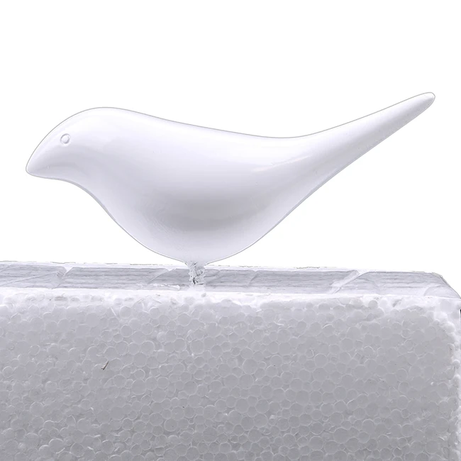 White Стойка для хранения из смолы и древесины в форме птицы, настенные крючки для украшения дома, спальни, двери, пальто, шляпы, вешалка, 3D держатель для одежды, сумки - Цвет: White