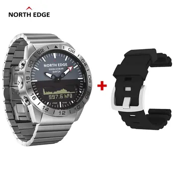 

North Edge GAVIA 2 Business Smart Watch Luxury Full Steel Altimeter Compass Sports Digital watch Waterproof smartwatch for men