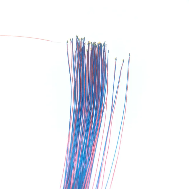 100pcs/Lot 0402 0603 0805 1206 SMD Model Train HO N OO Scale Pre-Soldered Micro Litz Wired LED Leads Wires 20cm 1